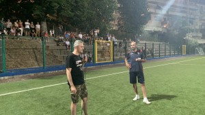 Fabio Buccolini e Fabio Morichetta (vice presidente Treiese)
