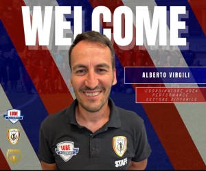 Alberto Virgili alla Lube Academy Treia con la Treiese